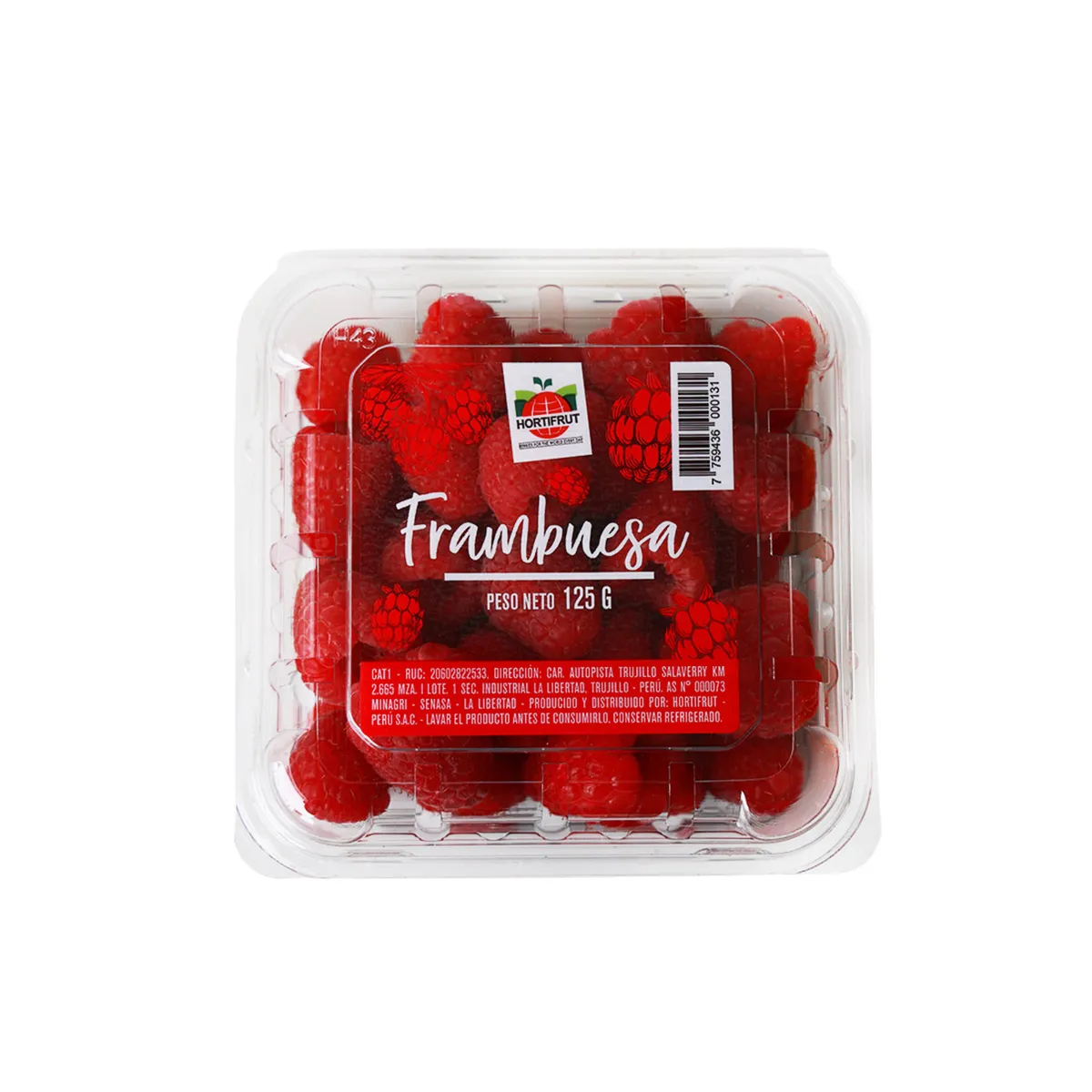 HORTIFRUT - Frambuesa Hortifrut x 125 g