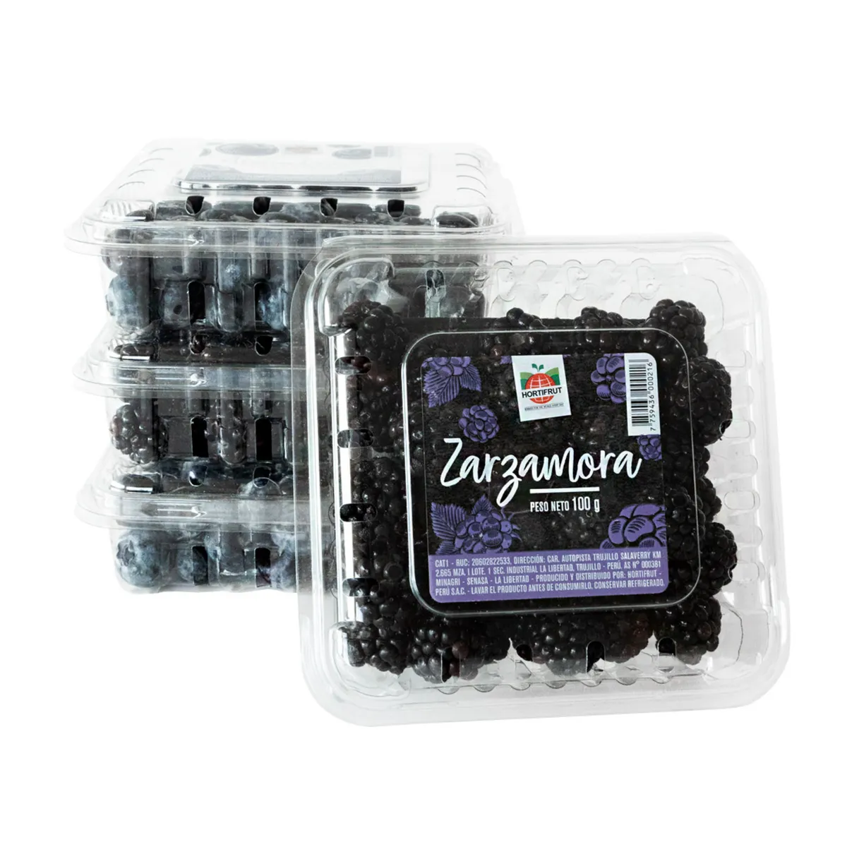 HORTIFRUT - Zarzamora Hortifrut x 100 g
