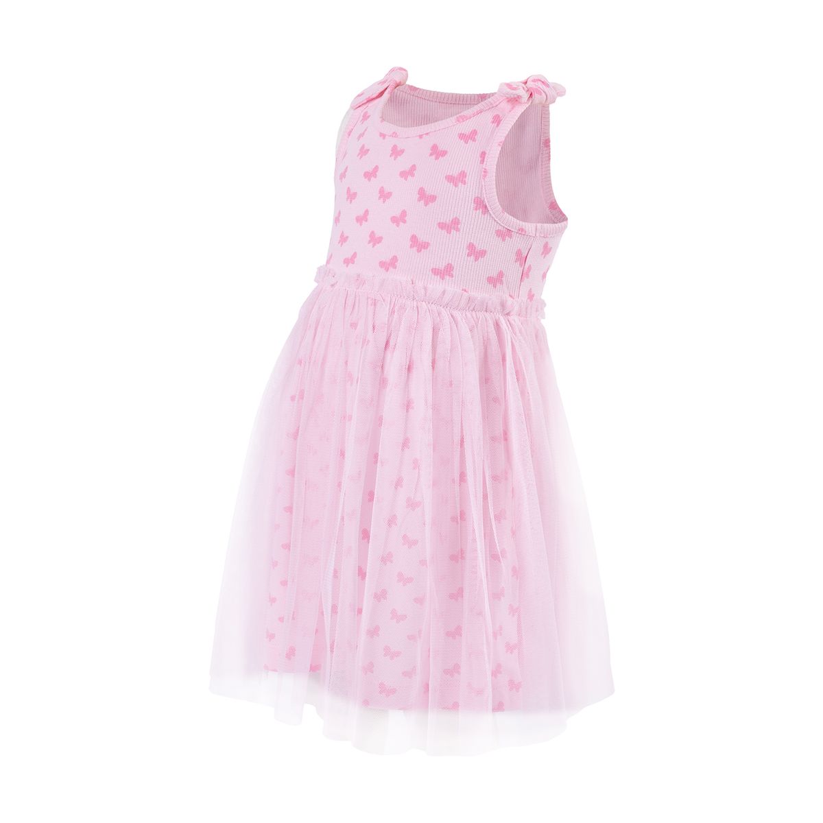 REDWOOD - Vestido Rib Tul Bebé Niña