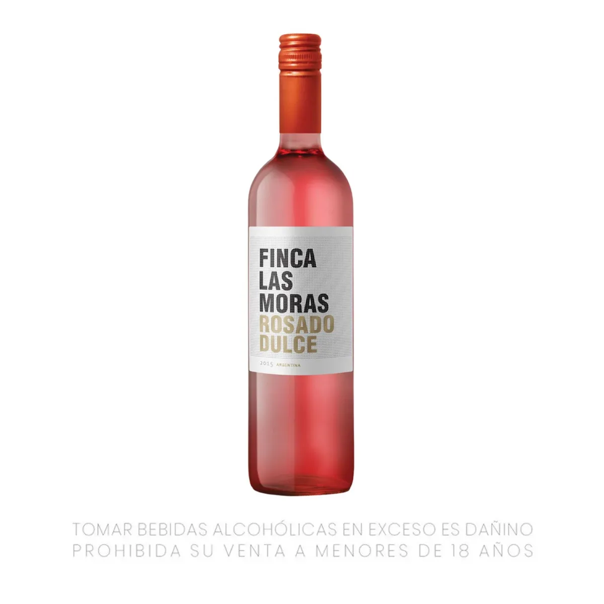 LAS MORAS - Vino Las Moras Rosado Dulce Botella 750 mL