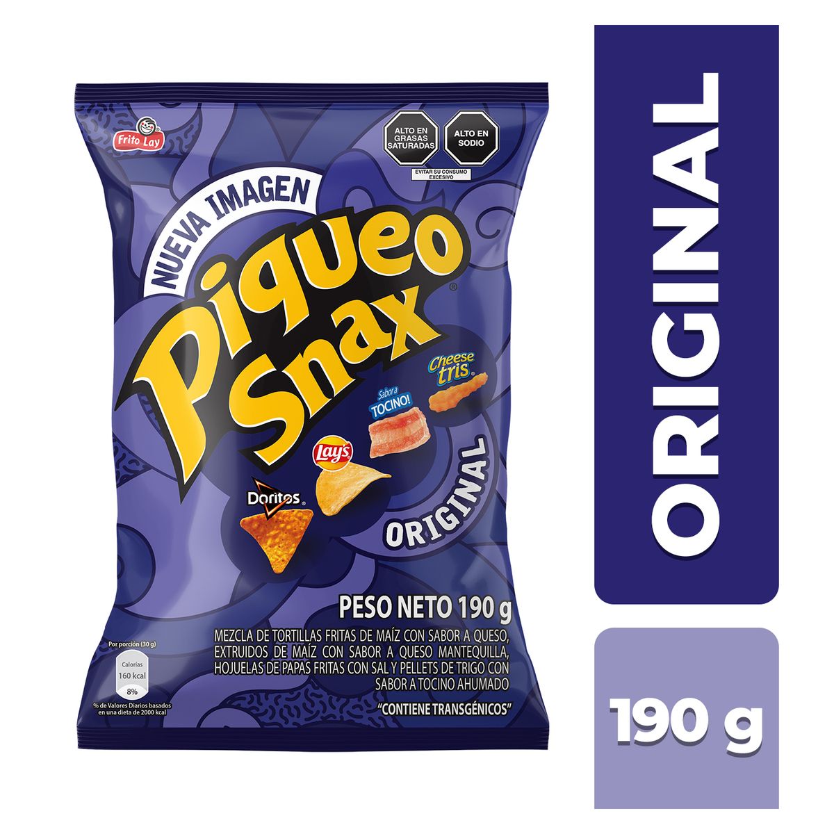PIQUEO SNAX - Snack Piqueo Snax Original Bolsa 190 g