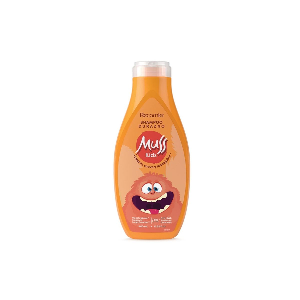 MUSS KIDS - Shampoo Muss Kids Durazno Envase 400 mL