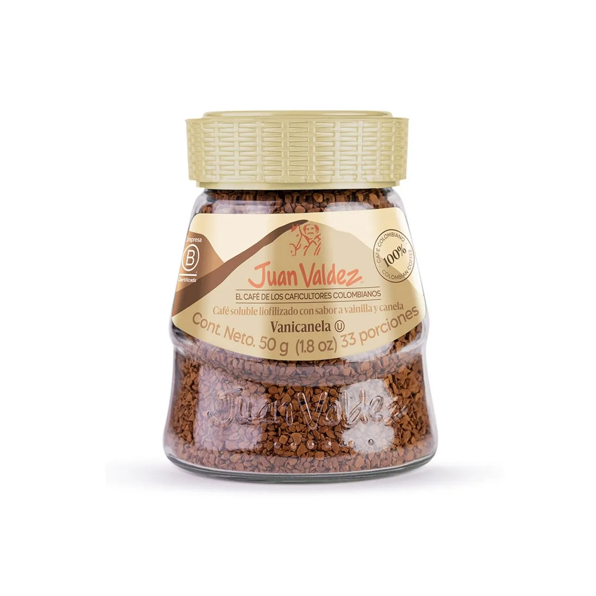 JUAN VALDEZ - Café Liofilizado Vanicanela Juan Valdez Envase 50 g
