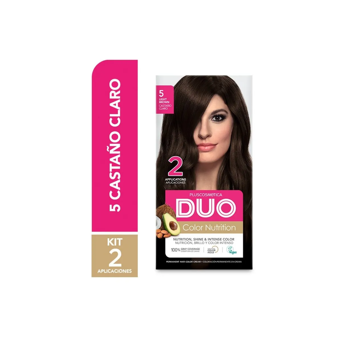 DUO - Tinte Duo Color Nutrition Tono 5 Castaño Claro