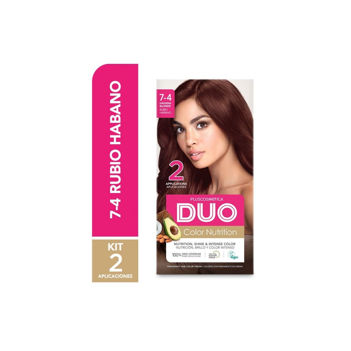 DUO - Tinte Duo Color Nutrition Tono 7-4 Rubio Habano