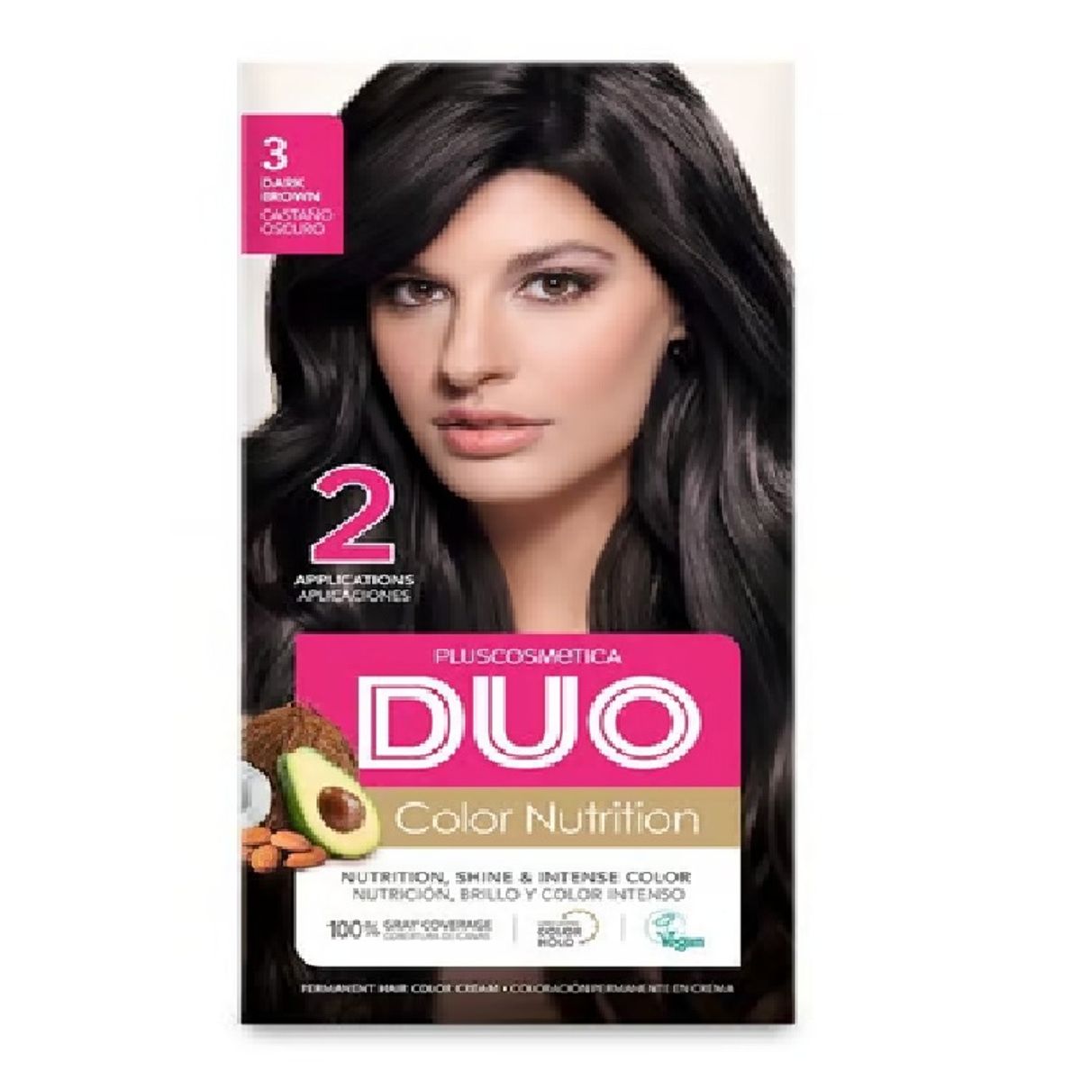 DUO - Tinte Duo Color Nutrition Tono 3 Castaño Oscuro