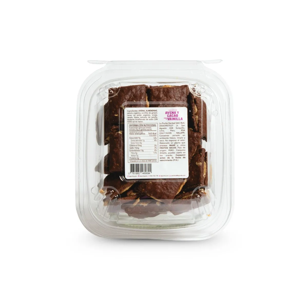 LA PURITA - Galletas De Avena Y Cacao La Purita Rellena De Vainilla Envase 150 G