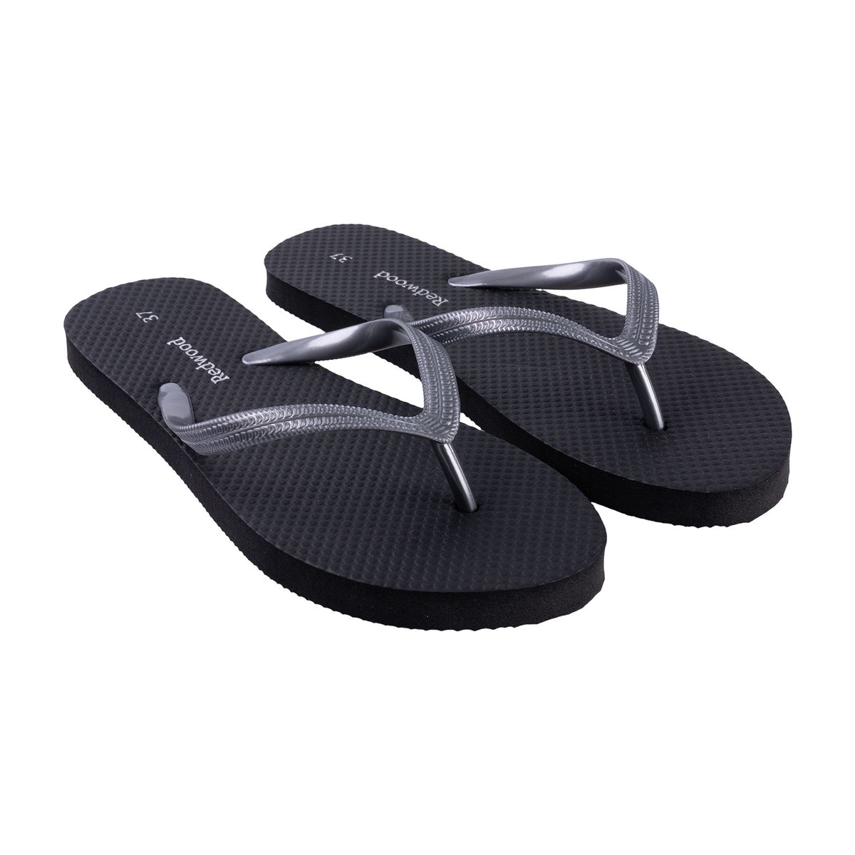 REDWOOD - WEB FLIP FLOP COLOR MUJER BLACK METAL 39