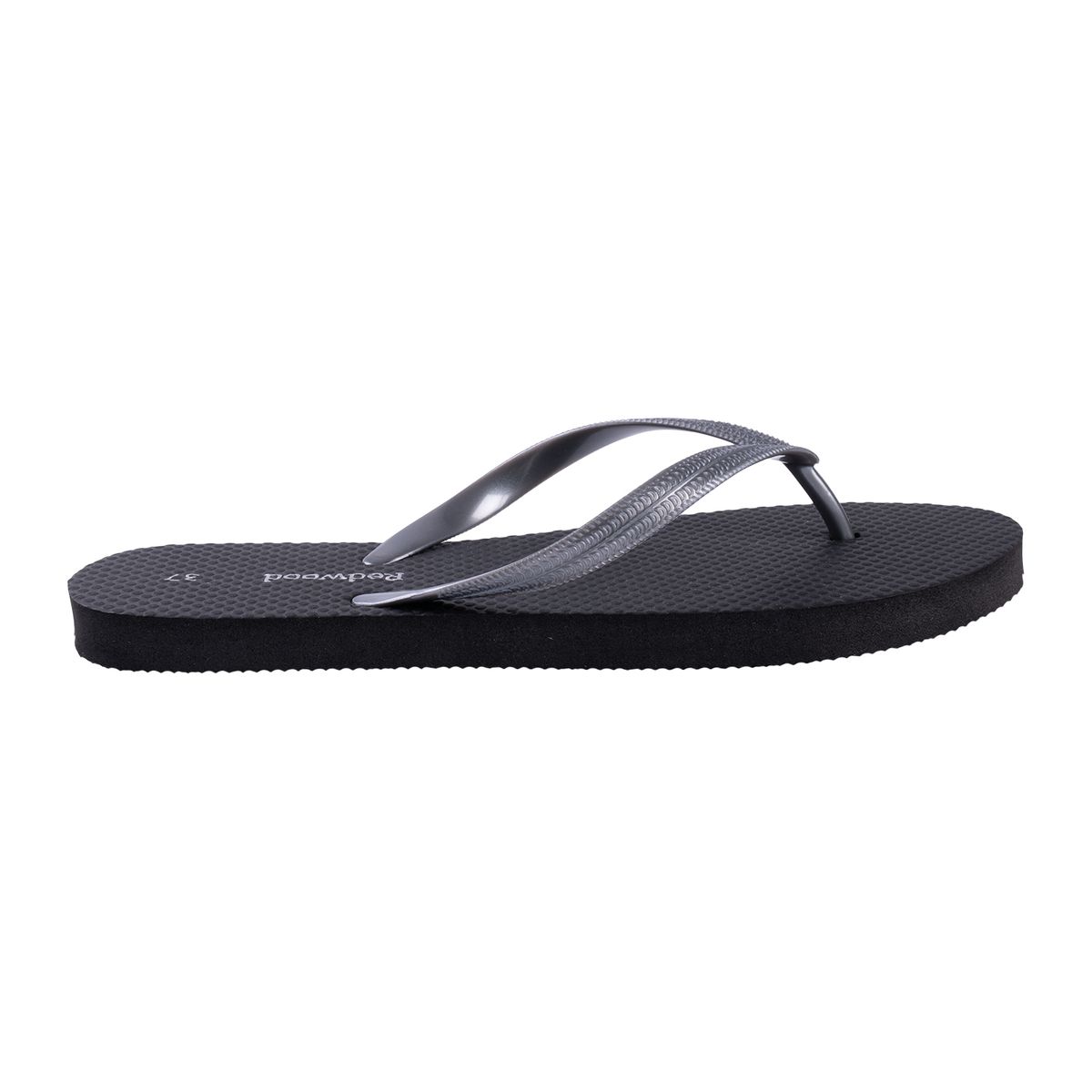 REDWOOD - WEB FLIP FLOP COLOR MUJER BLACK METAL 39