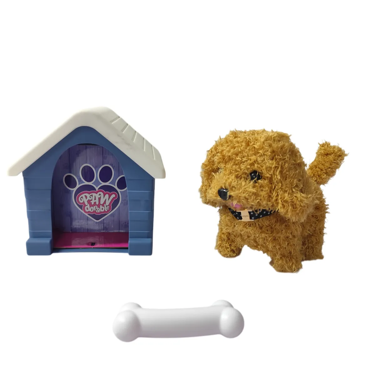 KRC - Peluche Gatito Camina y Ladra