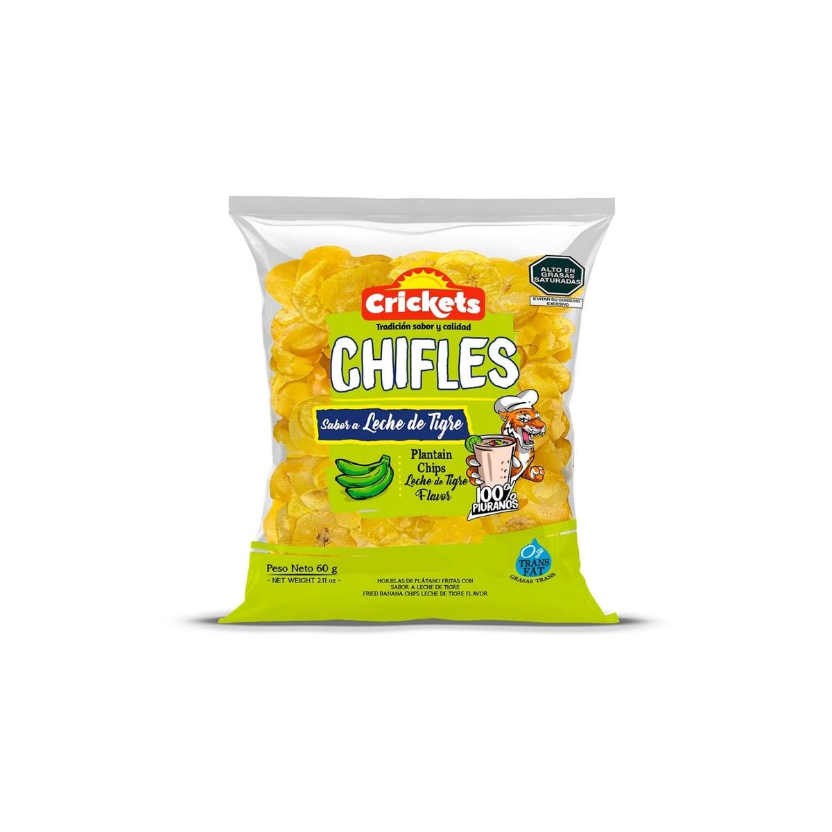 CRICKETS - Chifles Crickets Sabor Leche de Tigre Bolsa 60 g