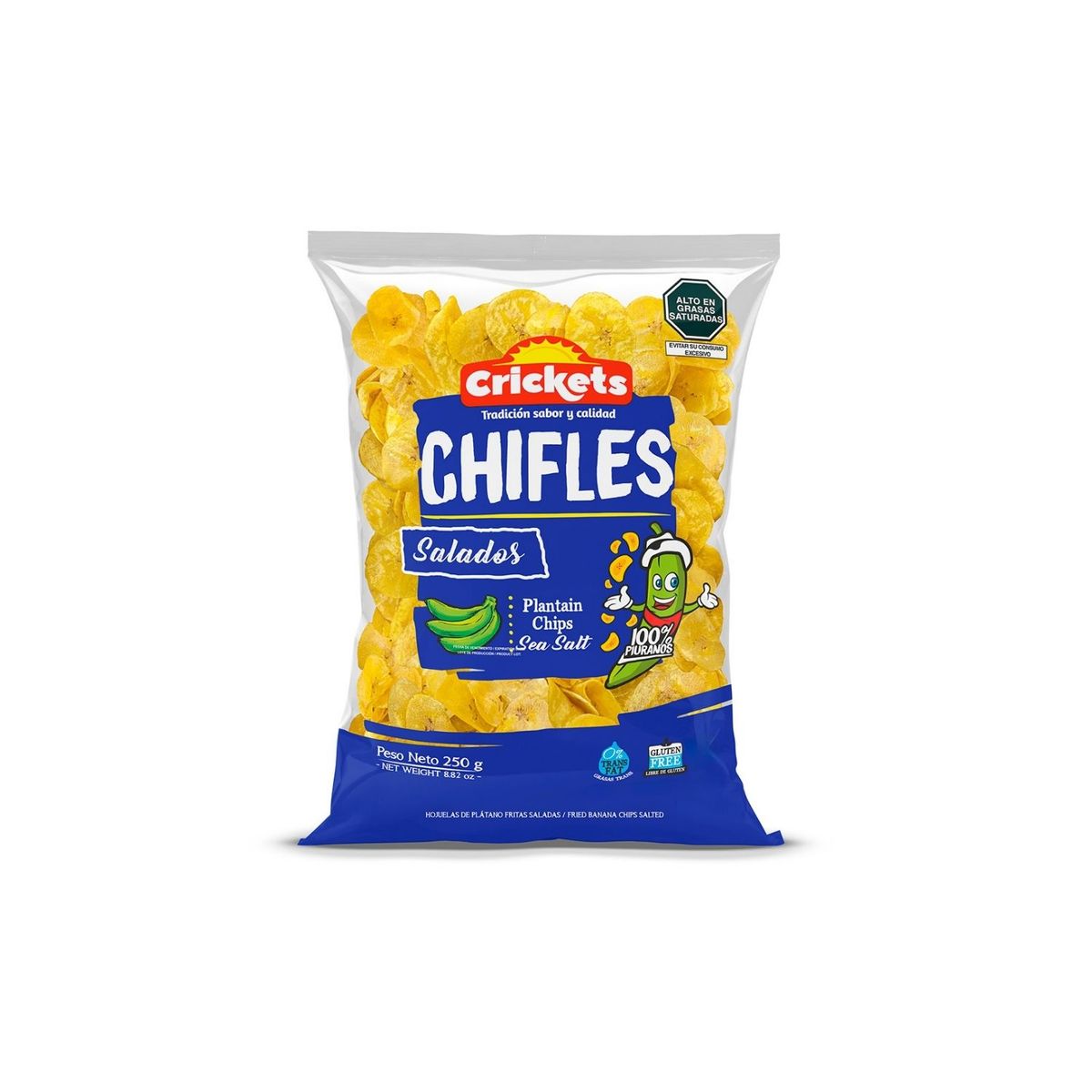 CRICKETS - Chifles Crickets Salado Bolsa 250 g