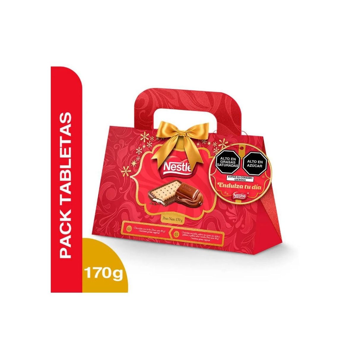 NESTLE - Pack Nestlé Chocolate Leche 80 g + Chocolate Crema Galleta 90 g