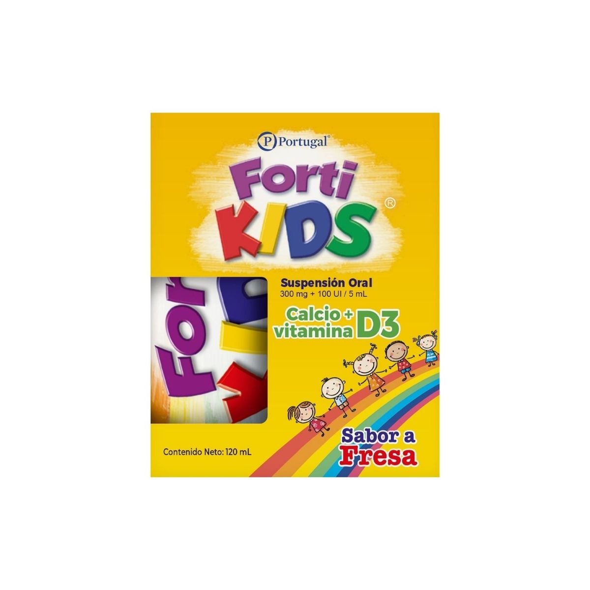 PORTUGAL - Multivitamínico Infantil Portugal Fortikids Envase 120 mL
