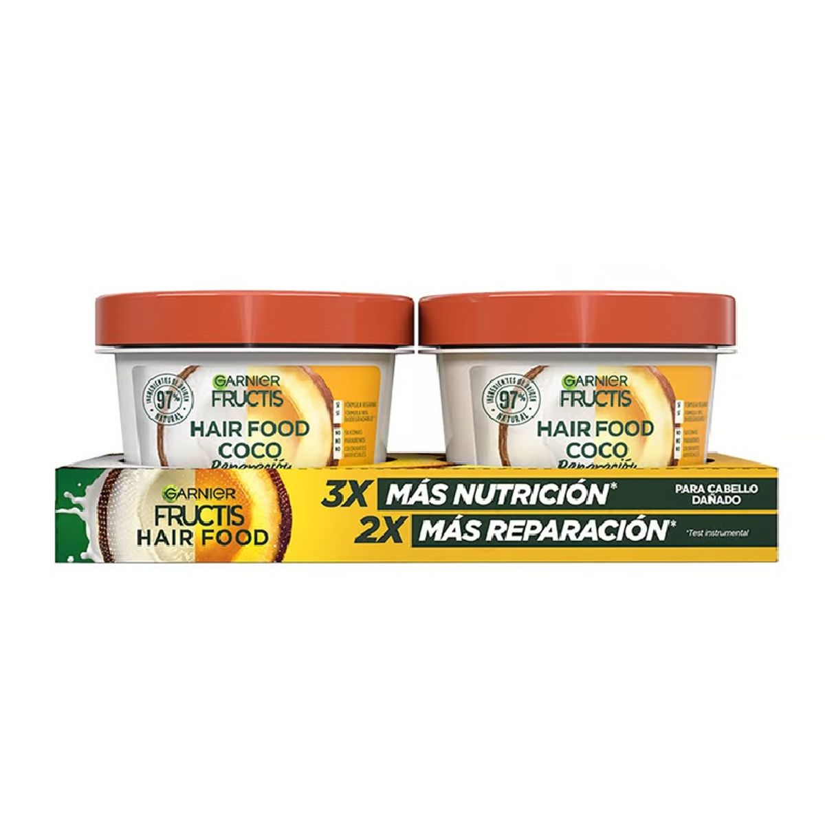 FRUCTIS - Pack Fructis Mascarilla X2 Coco Reparación 350Ml