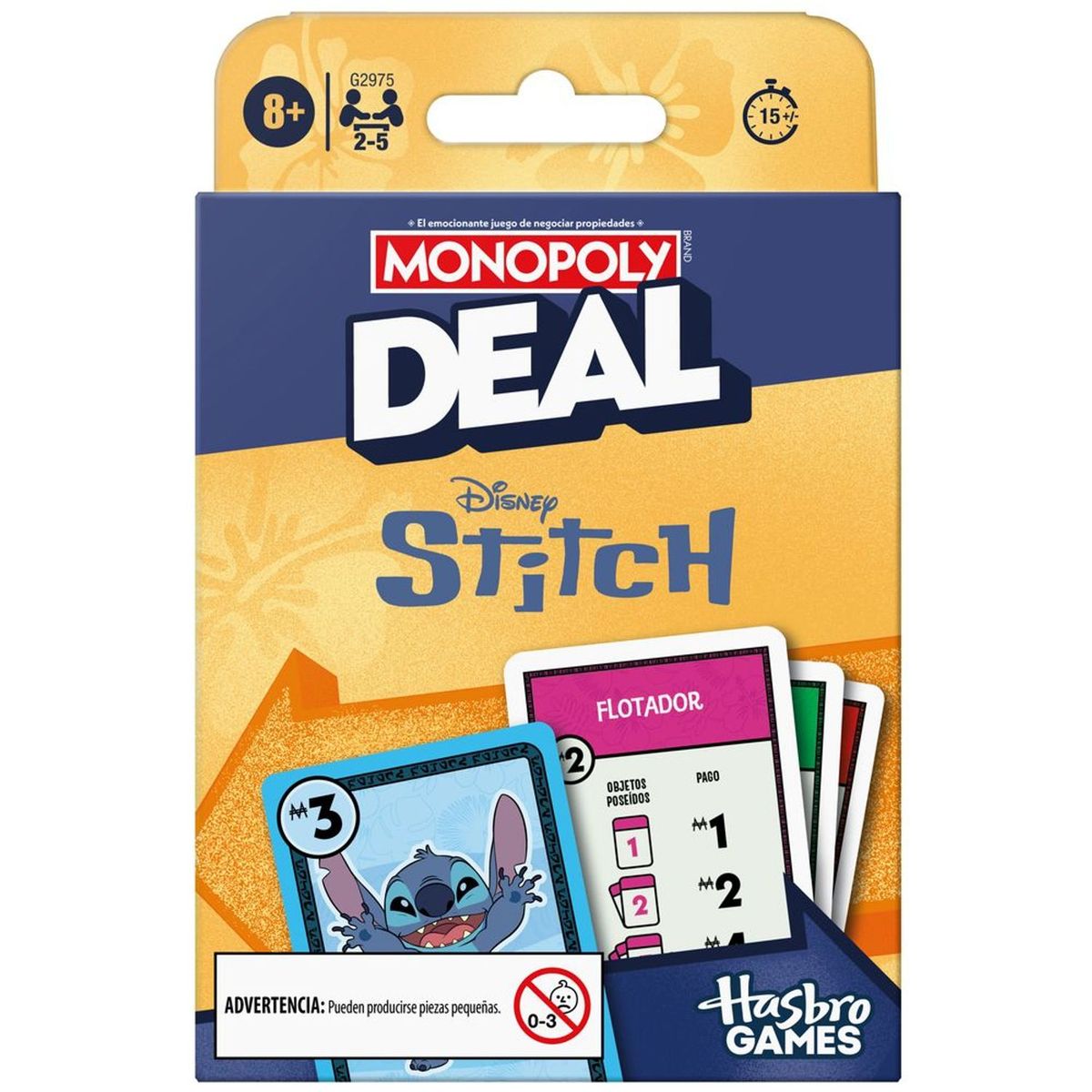 HASBRO GAMING - Juego de Mesa Monopolio Edición Stitch