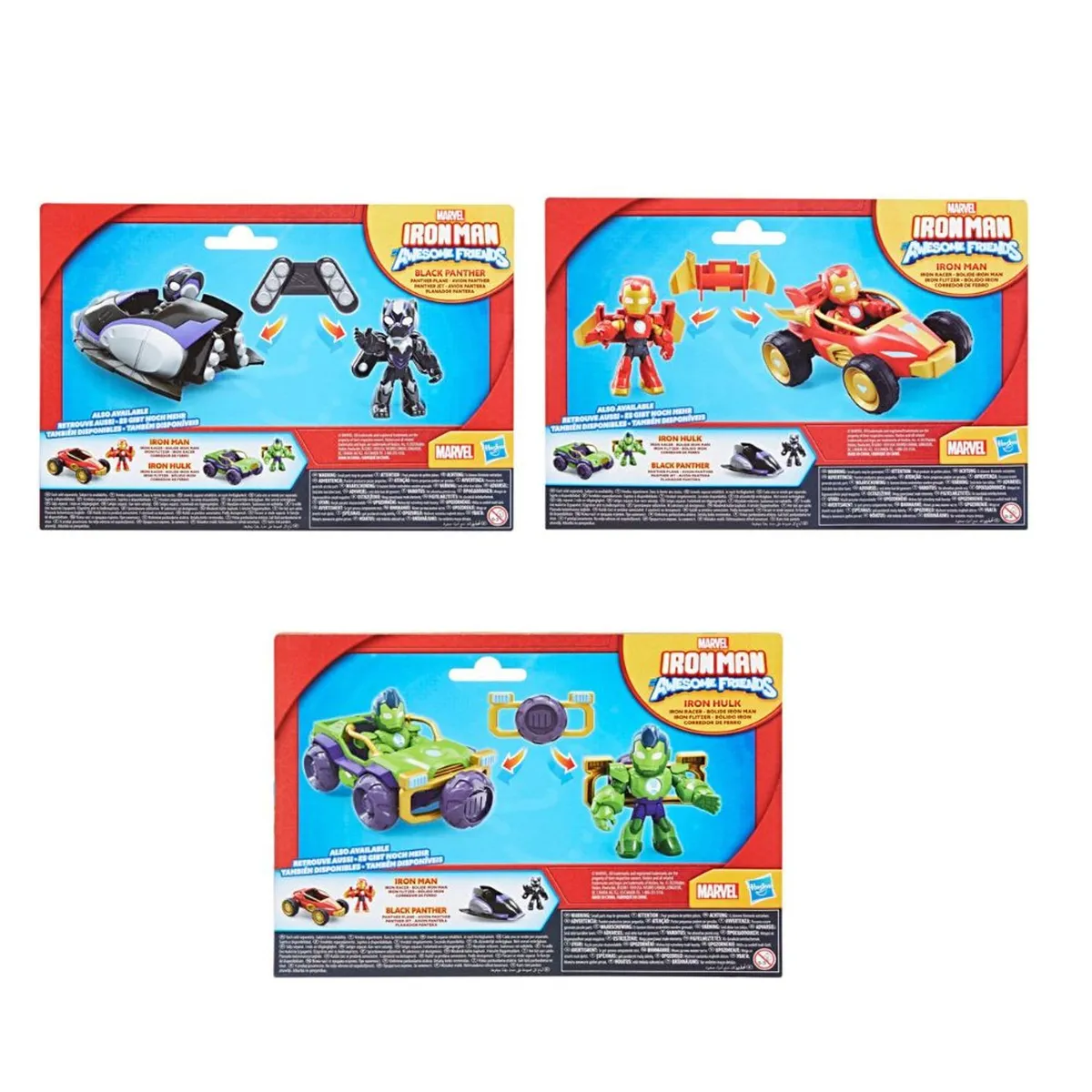 MARVEL - Marvel Ironman Amigos y Vehículos