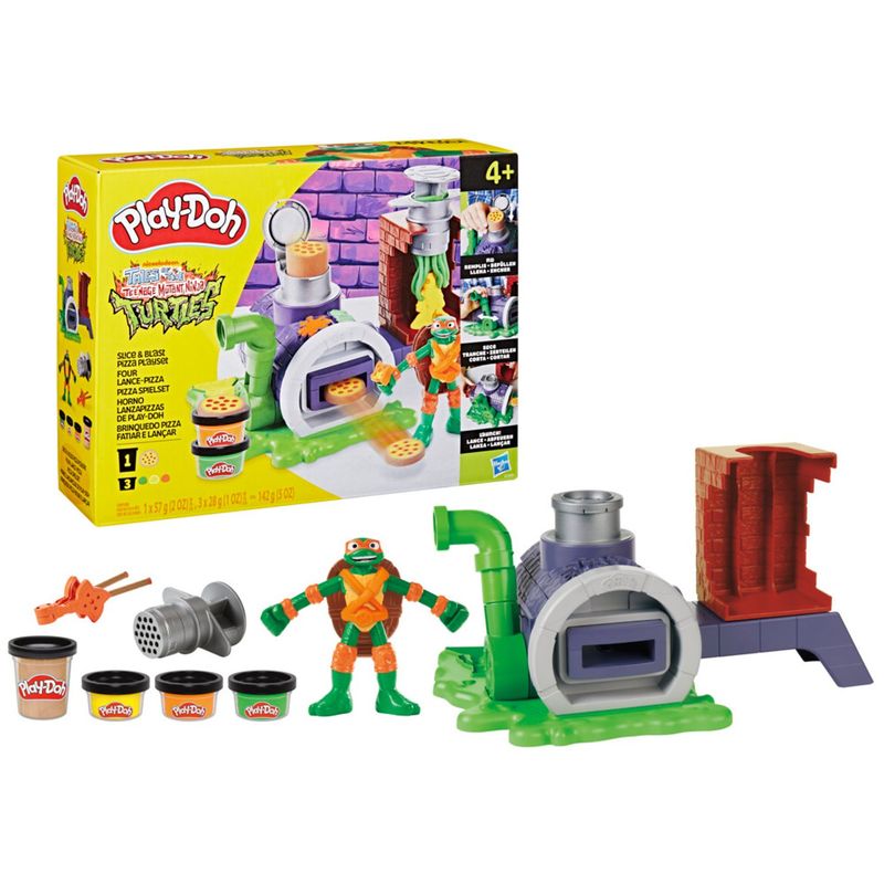 Set Play Doh Horno Lanzapizzas Tortugas Ninja Tottus Perú