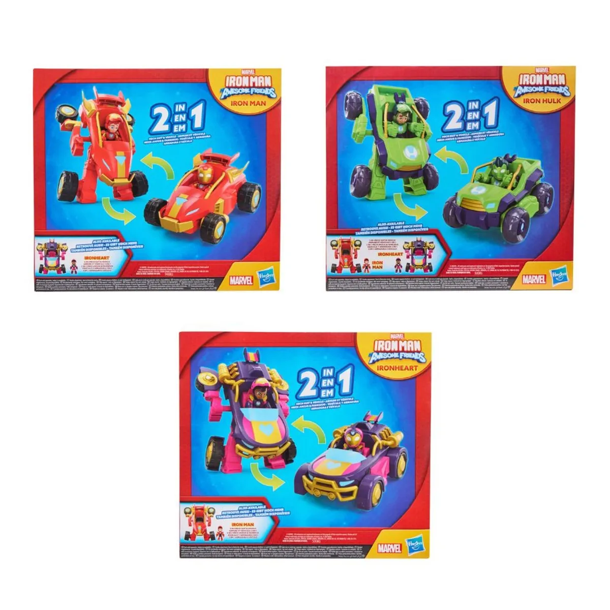 MARVEL - Marvel Ironman y Amigos 2 en 1