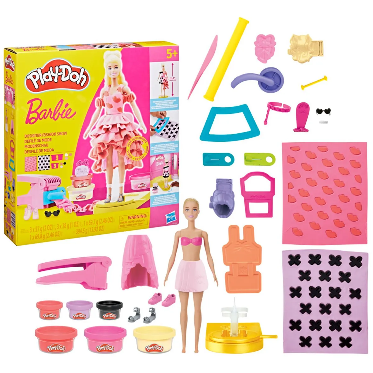 PLAY DOH - Playdoh Barbie Crea Ropa para Muñecas