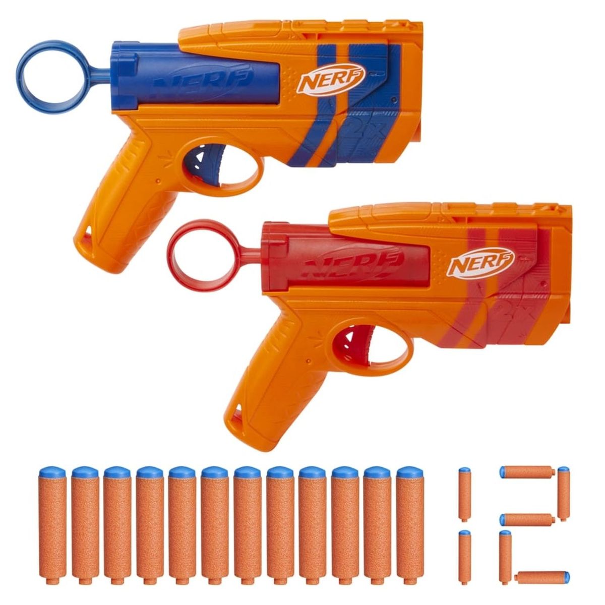 NERF - Lanzador Nerf N Series Duo Pack 12 Dardos