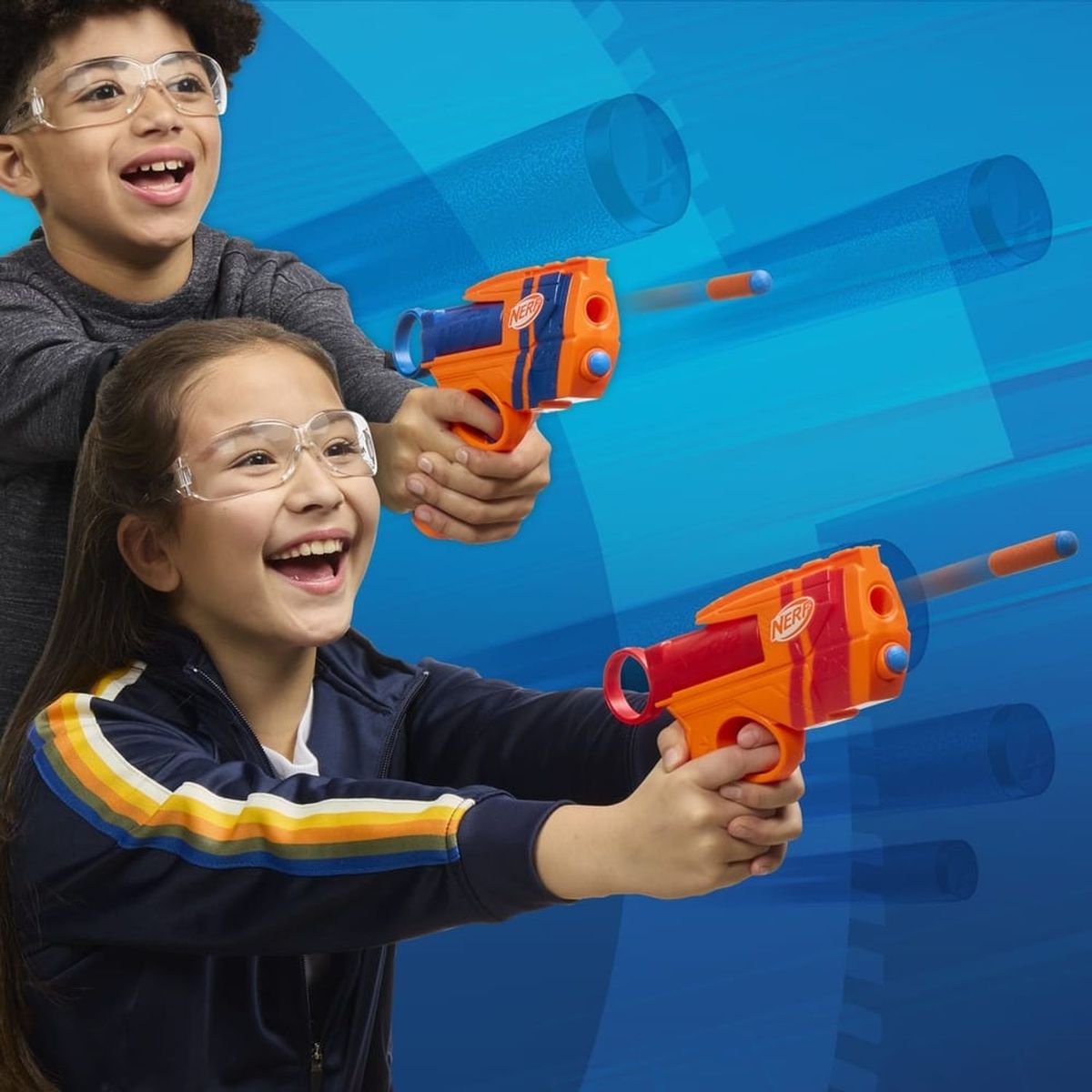 NERF - Lanzador Nerf N Series Duo Pack 12 Dardos