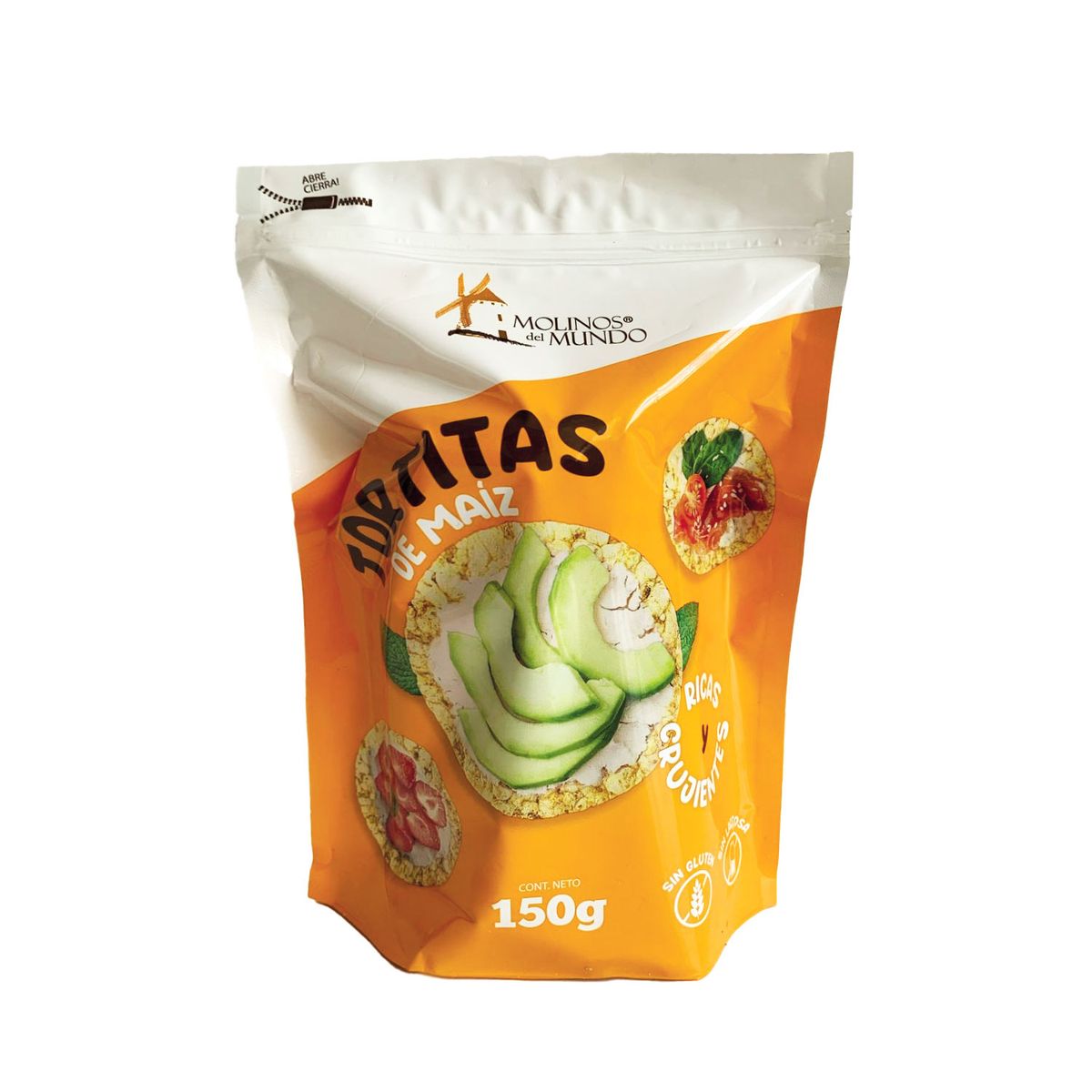 MOLINOS DEL MUNDO - Galleta Maíz Molinos del Mundo Bolsa 150 g