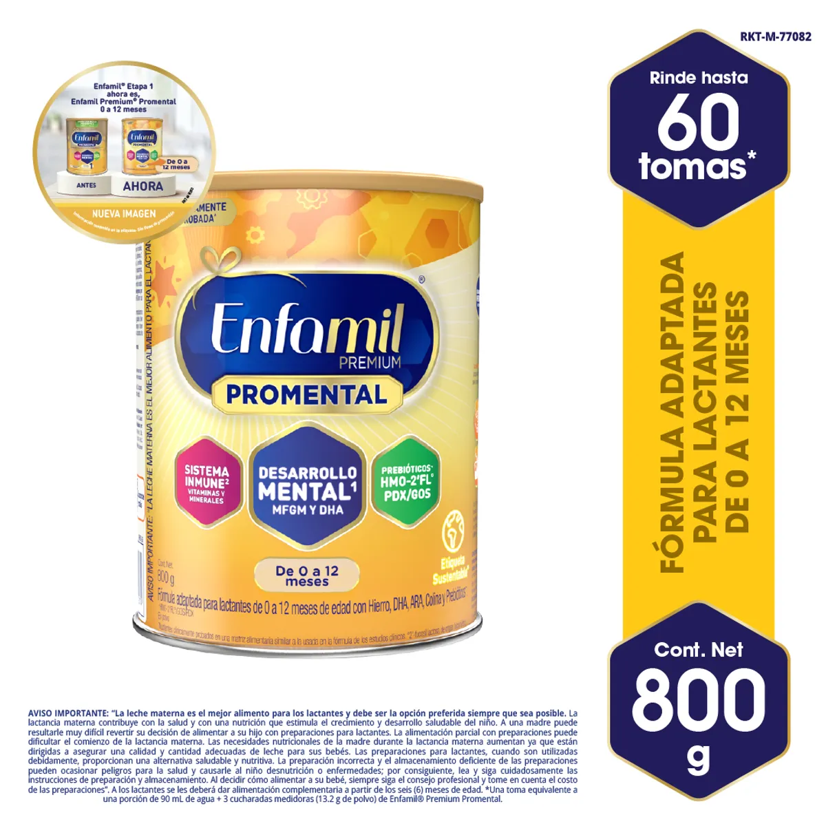 ENFAMIL - Fórmula para Lactantes Enfamil Promental Lata 800 g