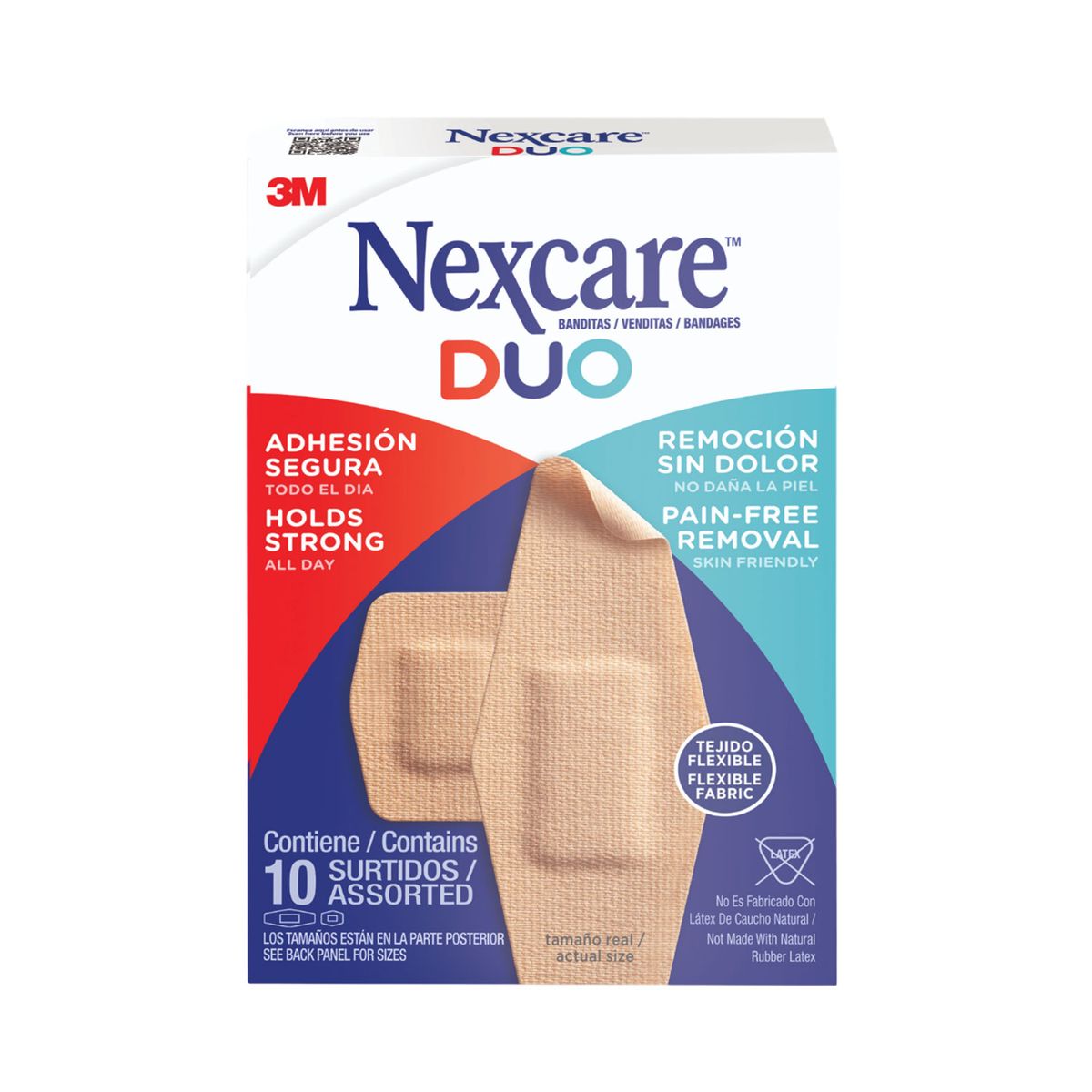 NEXCARE - Banditas Duo Surtidas Nexcare Pack 10 Und