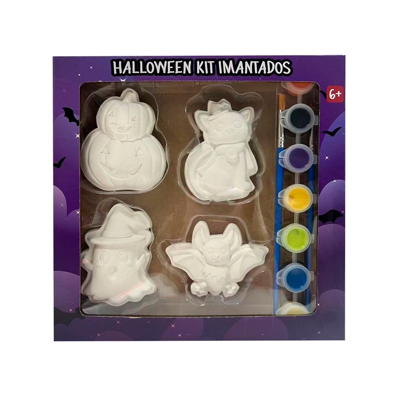 SEW YOUR OWN - Set X 4 Imanes para Pintar Dibujos Halloween