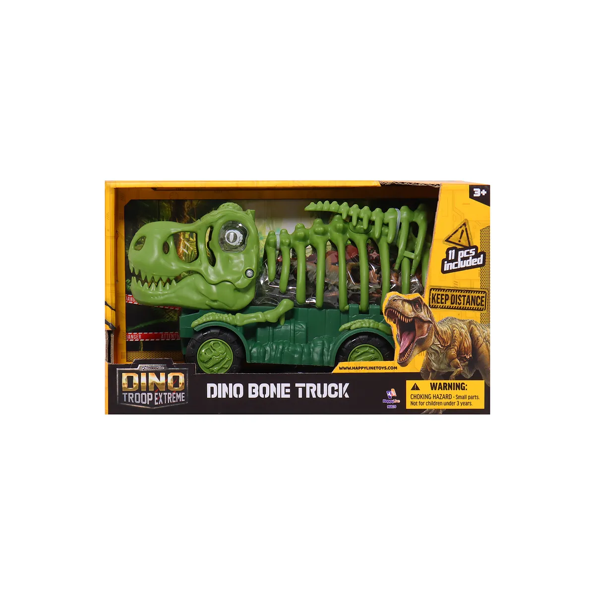 DINO - Vehículo de Fósil de Dinosaurio con Accesorios