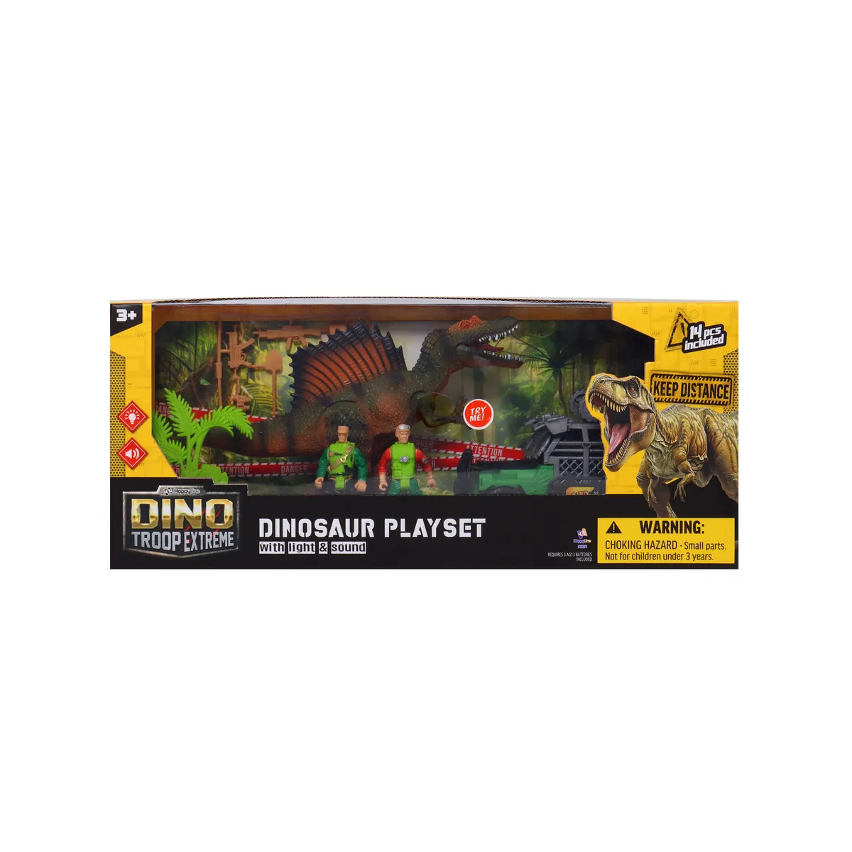 DINO - Dinosaurio Playset Carro y Accesorios Surtido