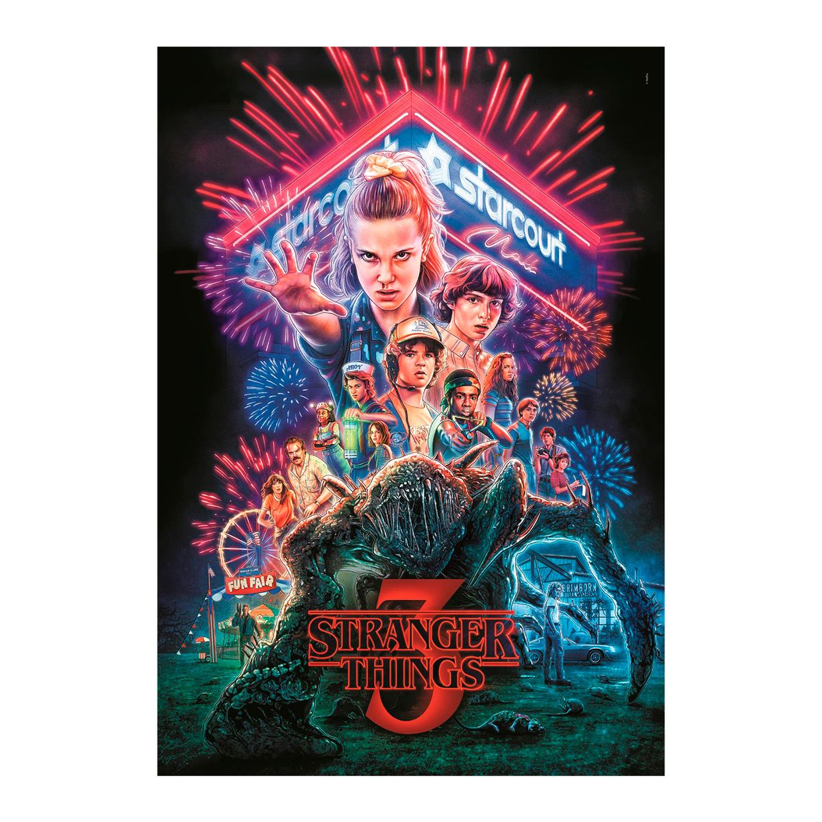 CLEMENTONI - Rompecabezas Stranger Things Box 2025 1000 Pzas