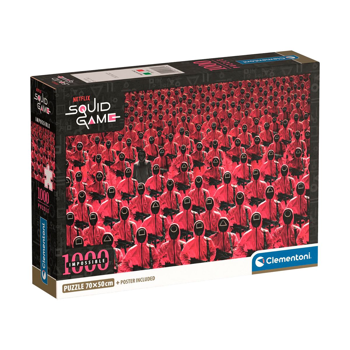 CLEMENTONI - Rompecabezas Impossible Squid Game 1000 Pzas