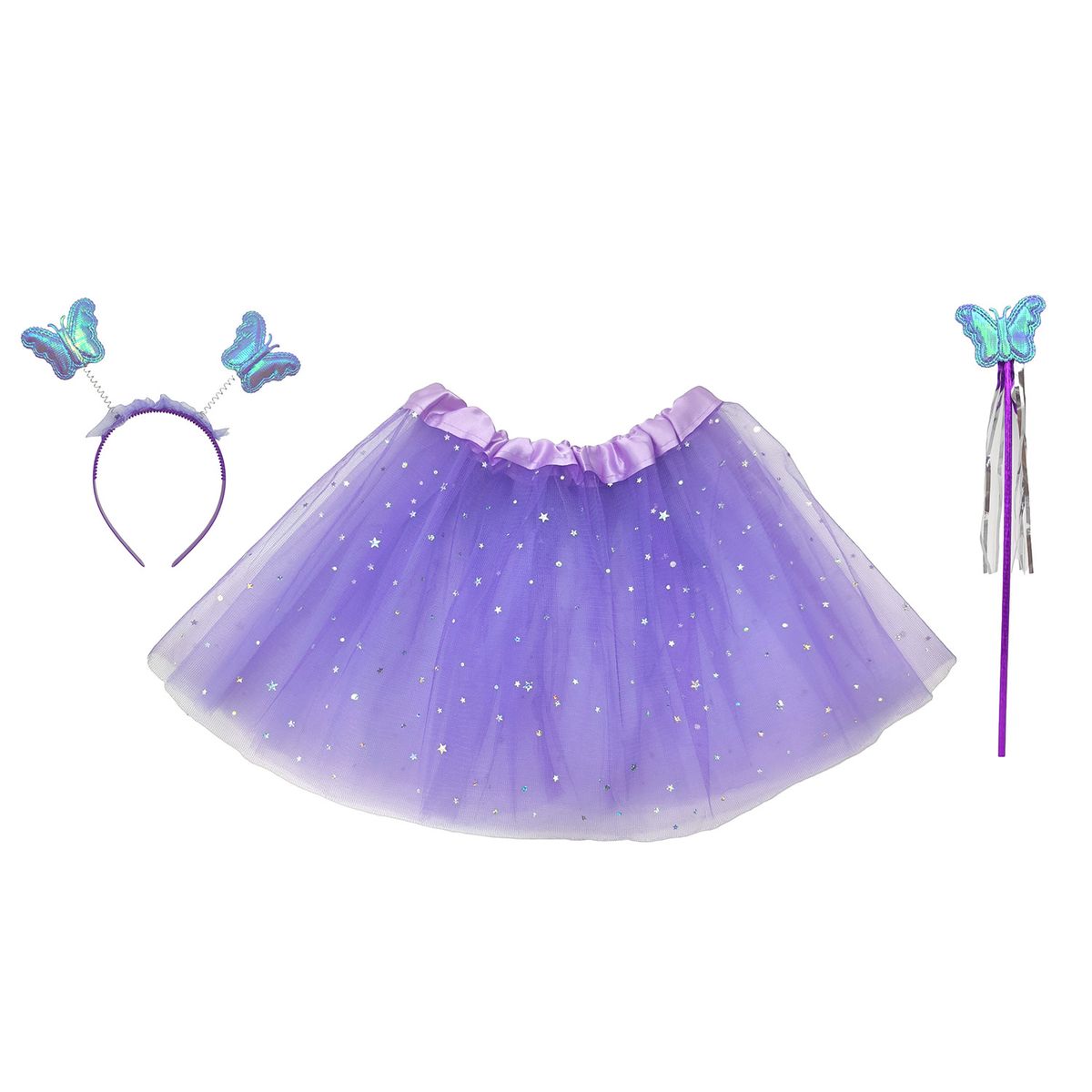 KIDS N PLAY - Falda Varita y Vincha Mariposa