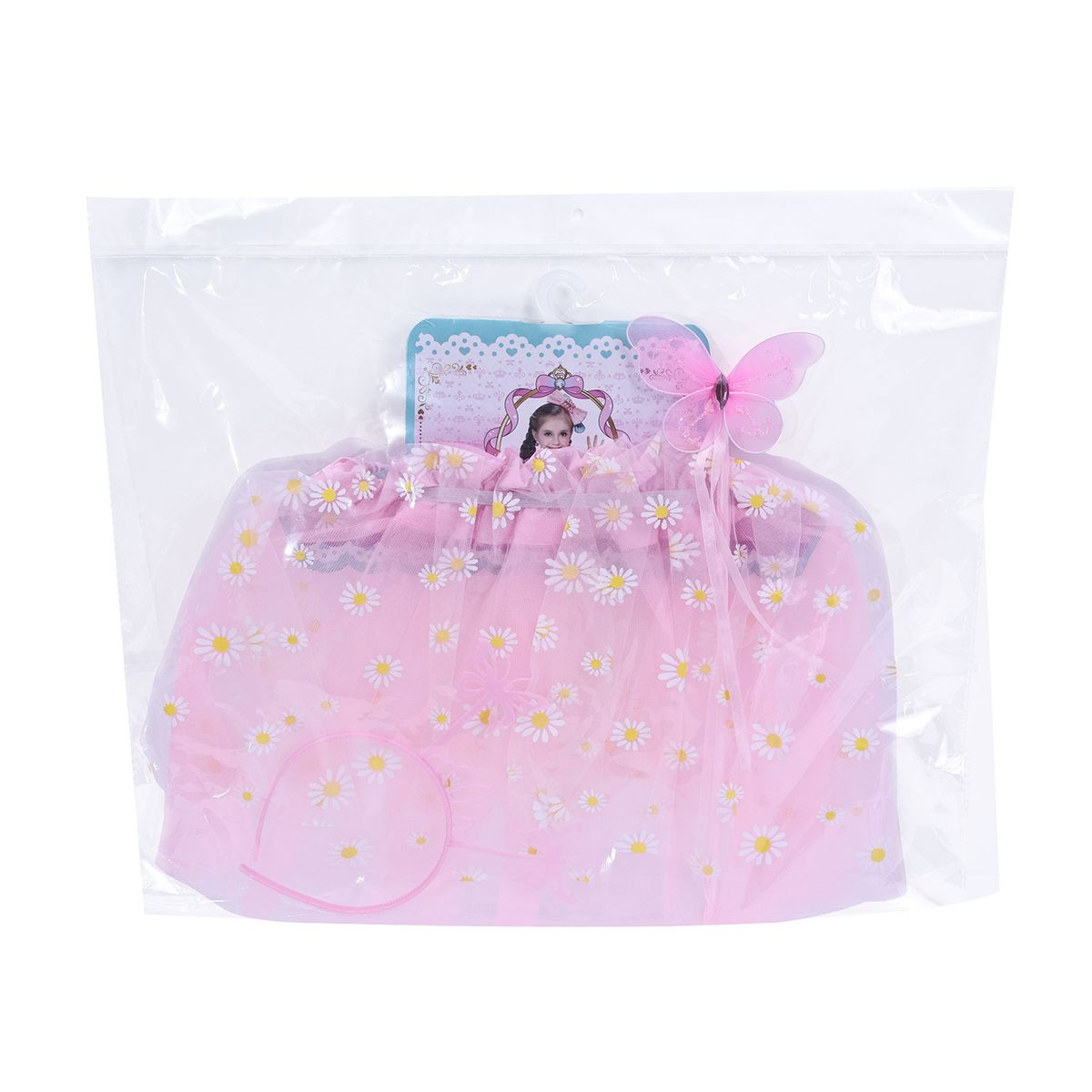 KIDS N PLAY - Falda Varita y Vincha Flores