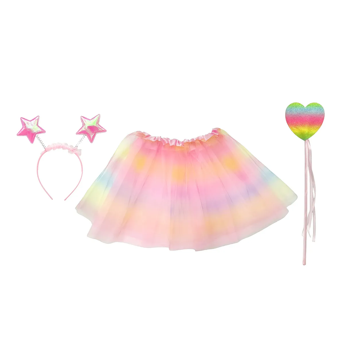 KIDS N PLAY - Falda Varita y Vincha Corazon