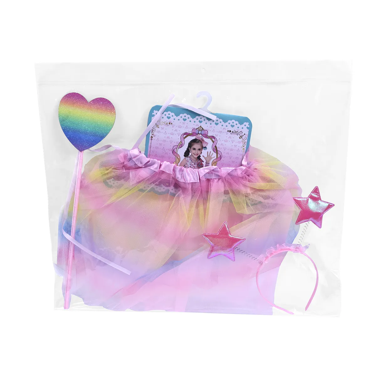 KIDS N PLAY - Falda Varita y Vincha Corazon