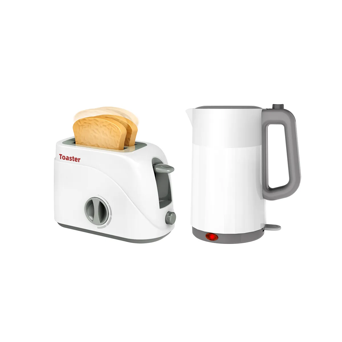 SHENHUA - Set de Tostadora más Hervidor Blanca