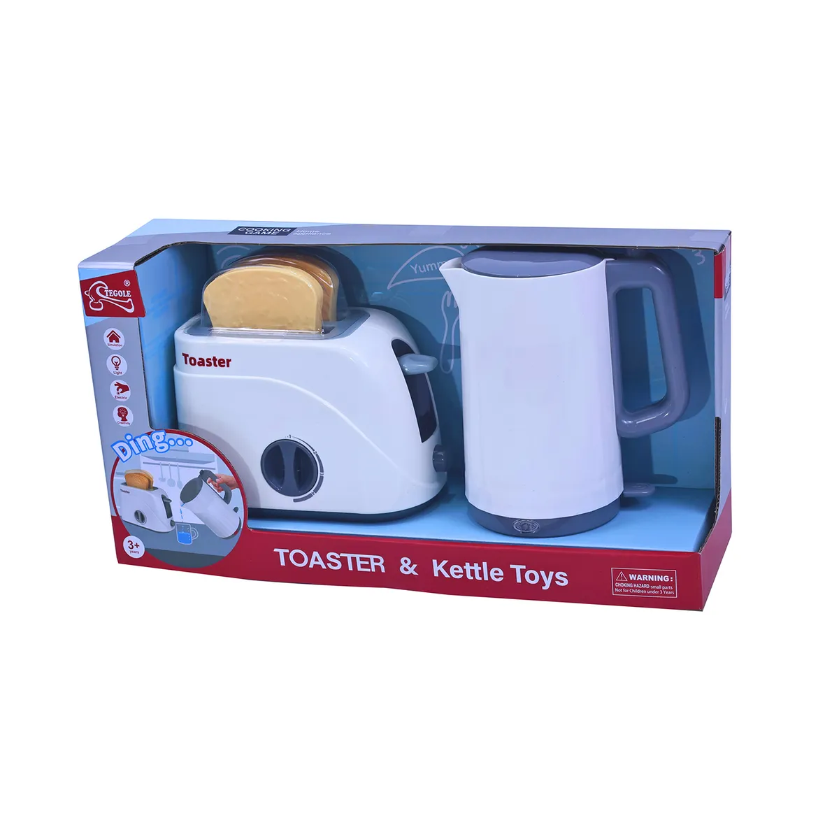 SHENHUA - Set de Tostadora más Hervidor Blanca