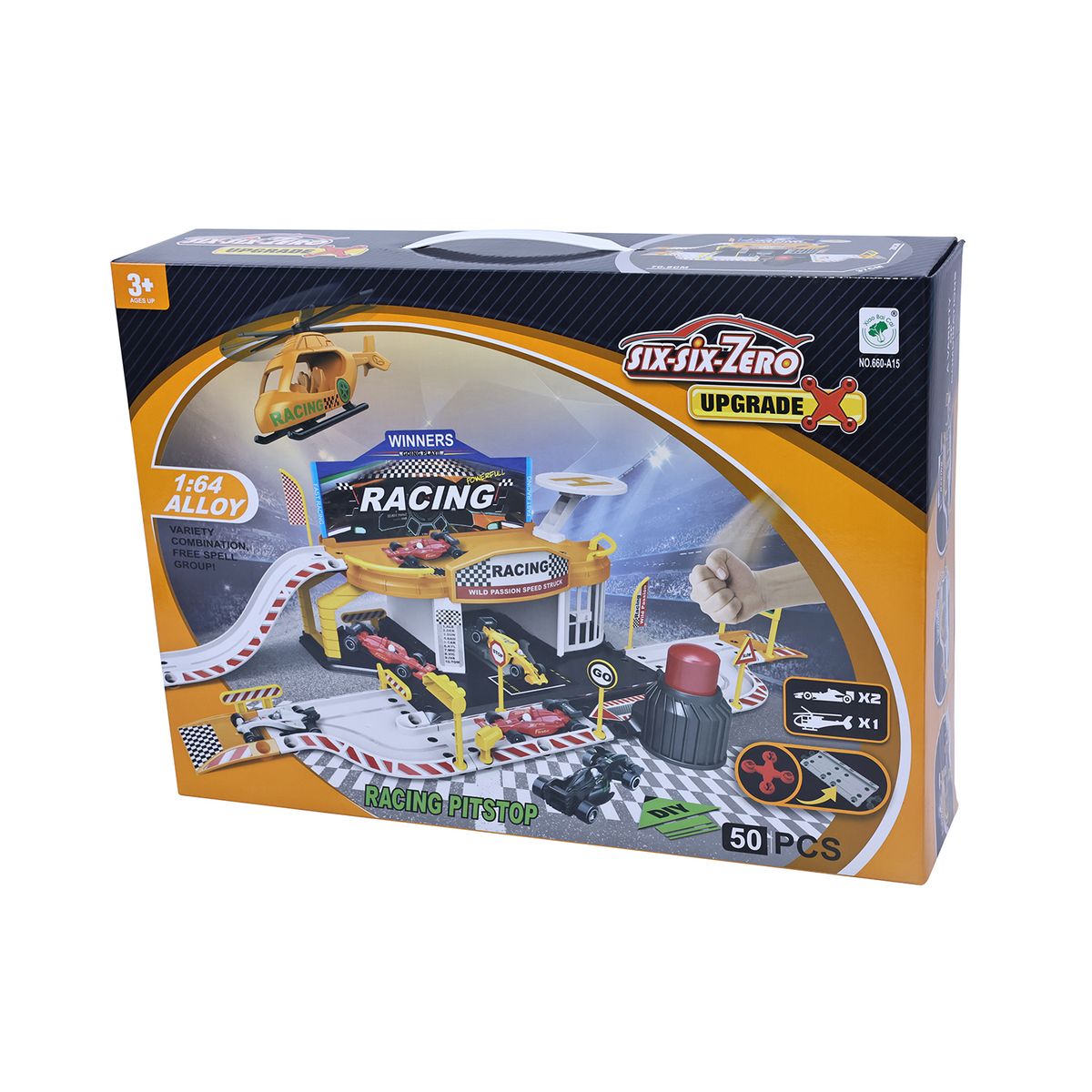 XIAO BAI CAI - Racing Parking Play Set With Die Cast