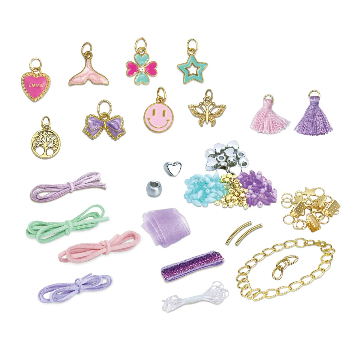 MBK - Set de Pulseras con Cintas