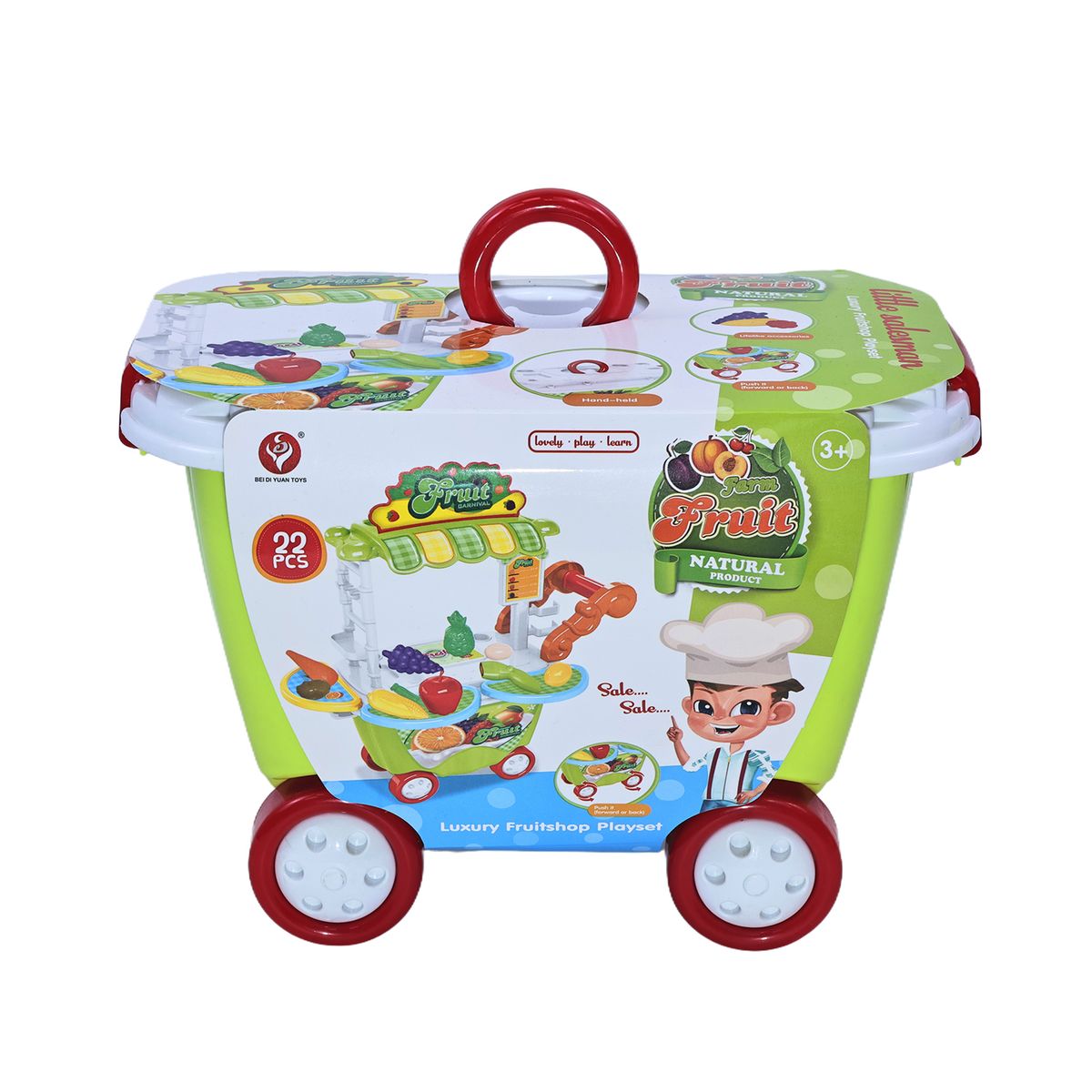 SHENHUA - Carrito de Helados con Ruedas 22 Pzas