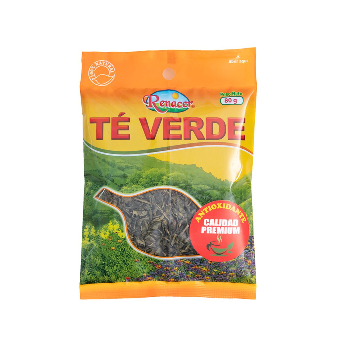 RENACER - Té Verde Renacer Bolsa 80 g