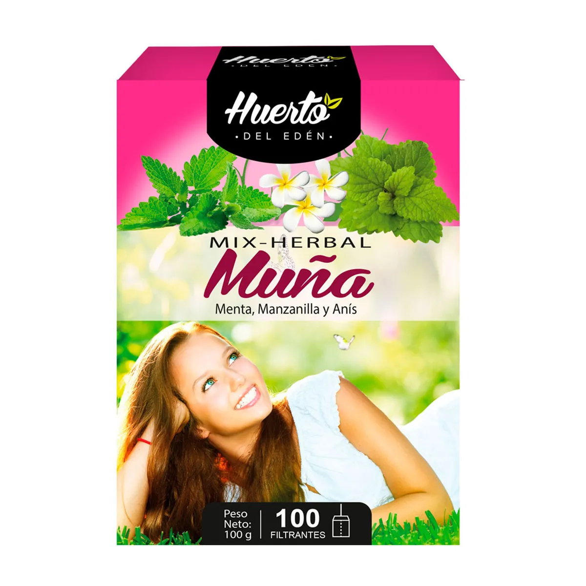 HUERTO DEL EDEN - Mix Herbal Huerto del Edén Pack 100 Und 100 g