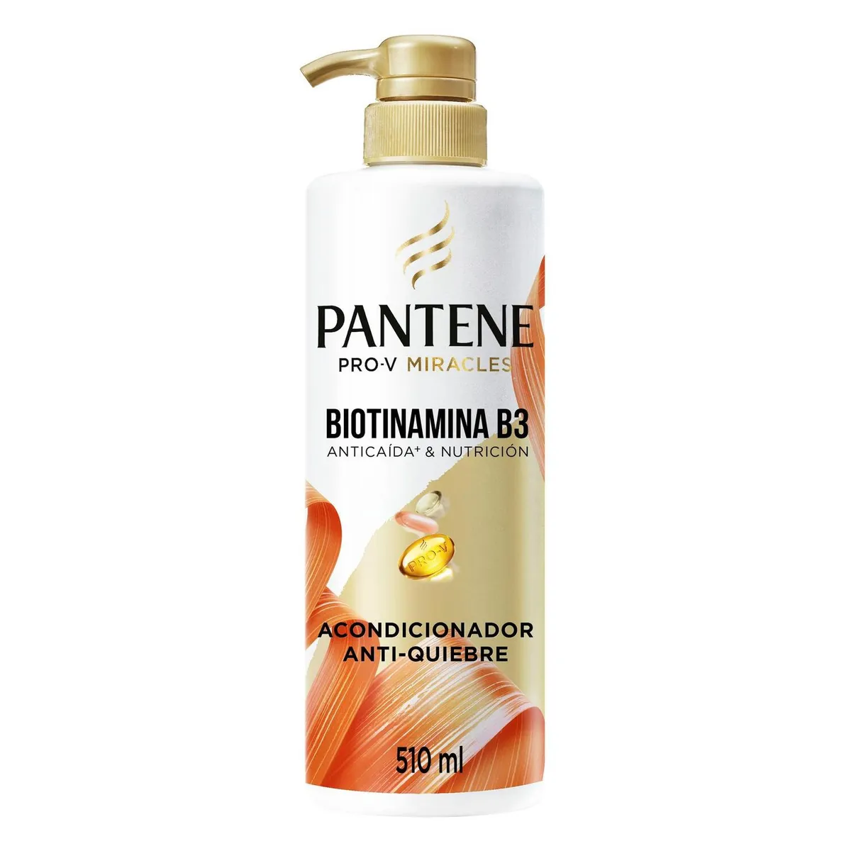 PANTENE - Acondicionador Pantene Antiquiebre Biotinamina B3 Botella 510 mL