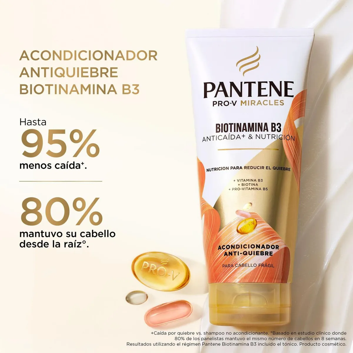 PANTENE - Acondicionador Pantene Antiquiebre Biotinamina B3 Envase 250 mL