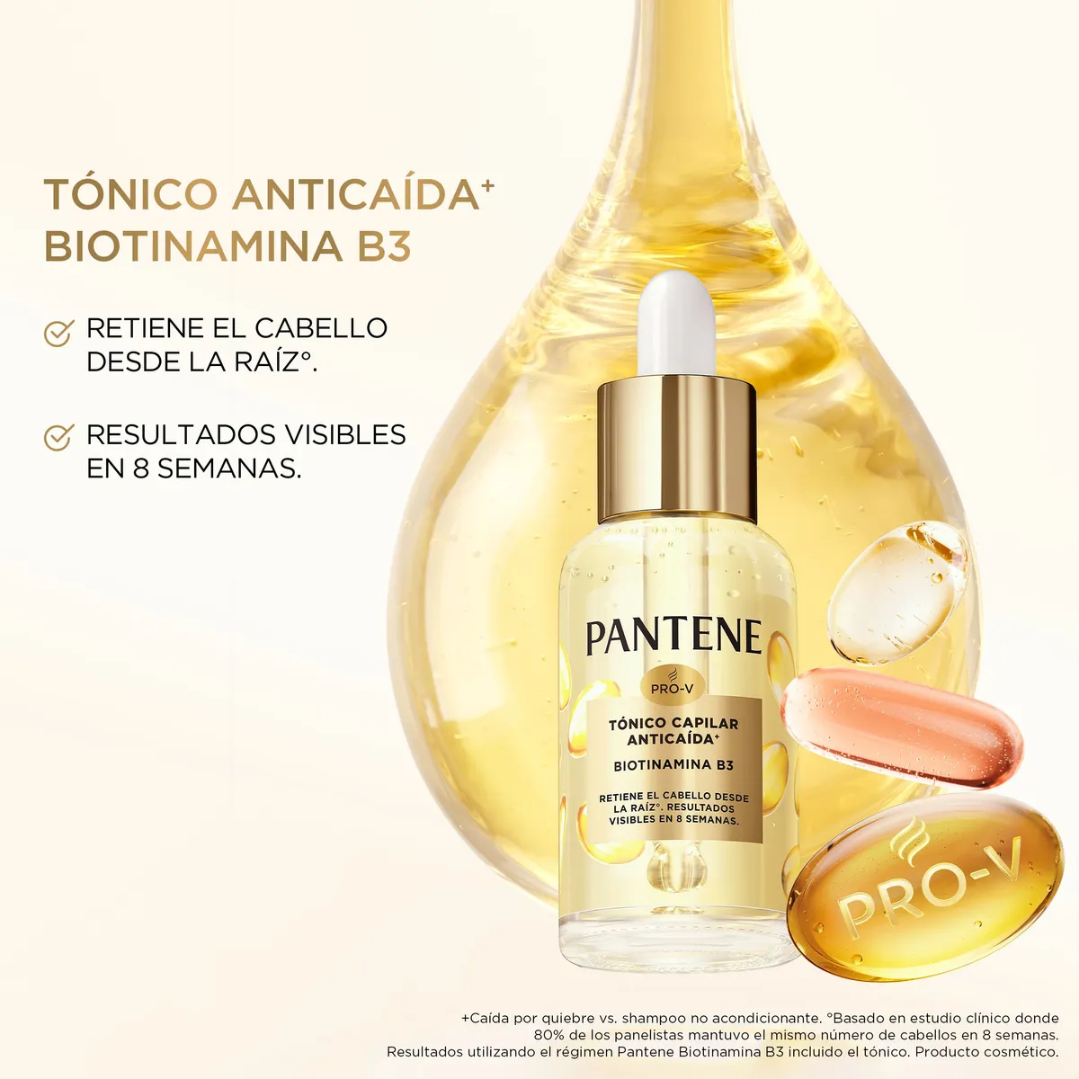 PANTENE - Tónico Capilar Pantene Anticaída Y Biotinamina B3 Envase 52 mL