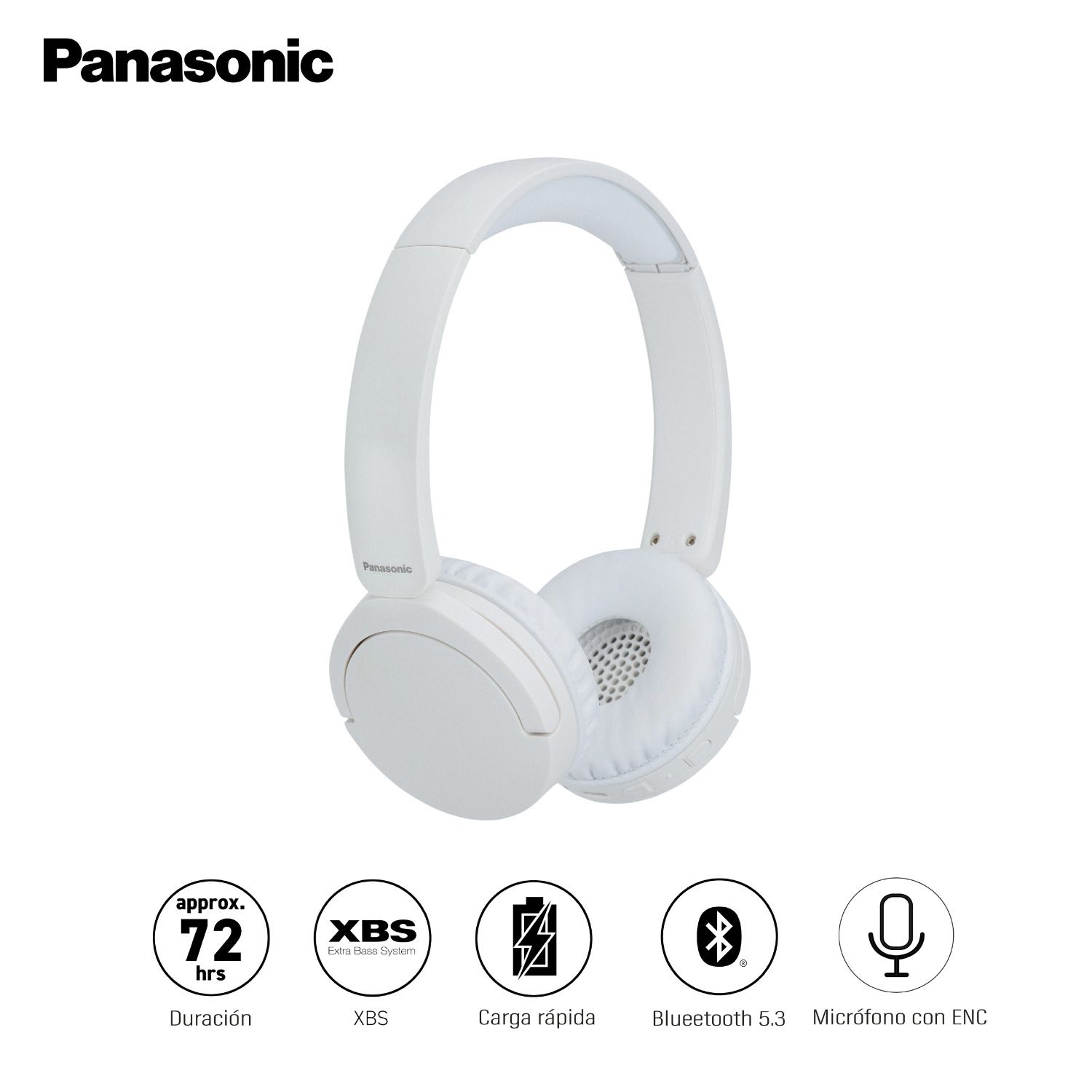 Audífono Bluetooth Panasonic Hf630 Blanco Tottus Perú