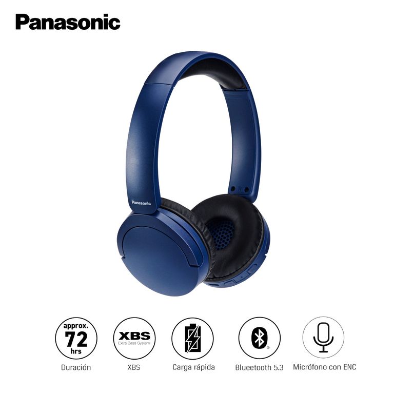 PANASONIC - Audífono Bluetooth Panasonic Hf630 Azul